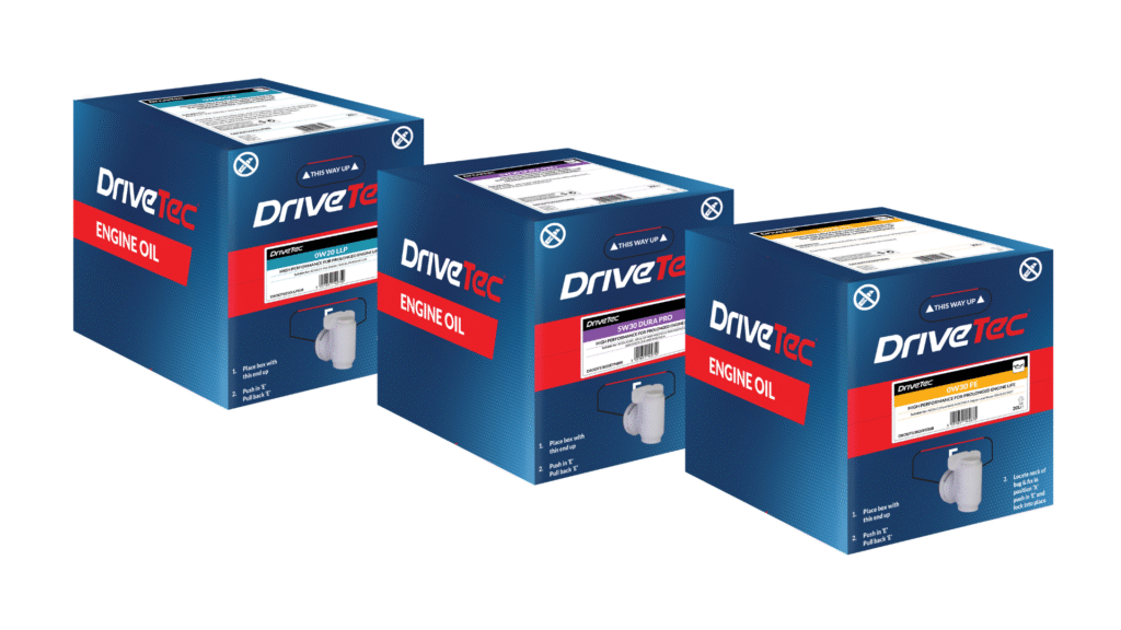 DriveTec launches new Bag-in-Box range of engine oils
